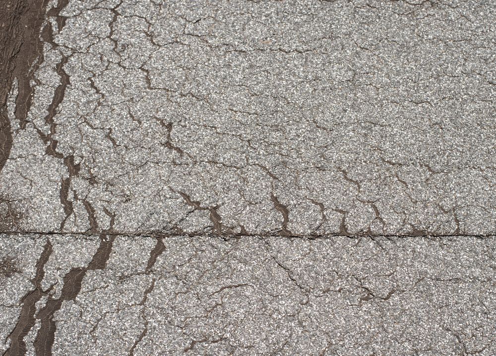 Losliggend dakleer op plat dak in Amerongen